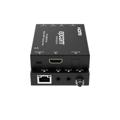 Extensor HDMI 4K@60Hz | PoC Bidireccional | HDR y Dolby Vision | Audio ARC y Óptico | Transmisión hasta 70m por CAT6