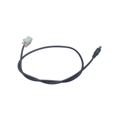 Cable con Conector Macho (Pigtail) | Forro Negro | Terminal Blanca | Alimentación para Vcc con Puntas Libres | Polarizado | Largo 22 cm ( 8.66 Pulgadas) | Calibre 22AWG.