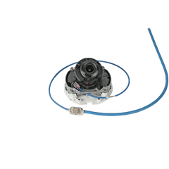2 Cables In-Line Para Conexión en Campo de Jack a Plug RJ45 Cat6A / Blindado S/FTP / Patch Cord Azul 0.5 m / Ideal para Access Point, Cámaras IP y Gabinetes con Espacios Reducidos / CM/LSOH-1 / 28 AWG / Compatible con PoE / 2 Piezas