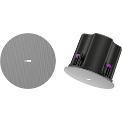 Altavoz de Techo 6.5 in (165 mm) | PoE++ PoE+ PoE Auto-negociado | Dante | Amplificador, DSP y Mezclador Integrados | Mezcla de Dos Canales | EQ Paramétrico | Filtros Pasa Altos y Pasa Bajos | SPL Máximo 105 dB | UL2043 Plenum | UL1480A | R