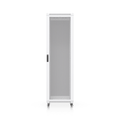 UACC Rack Cabinet 42U (600 × 800 mm) – Gabinete de Piso Totalmente Ensamblado con Ventiladores Integrados, Paneles Removibles, Ruedas con Seguro y Puerta Frontal Perforada para Óptimo Flujo de Aire