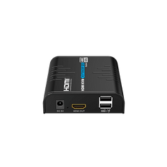 Extensor KVM HDMI 4K a 60 Hz | Transmisión hasta 120 mts con CAT6 | Resolución 4096x2160@60Hz | Ancho de Banda 18Gbps | HDCP1.4 y HDCP2.2 | Latencia 120~170ms | Conexión 1:1, 1:N, N:1, N:N | Solo Receptor