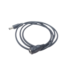Cable con Conector Macho ahembra (Pigtail) | Forro negro | Alimentación para Vcc | Polarizado | Largo 1 metro | Calibre 22AWG.