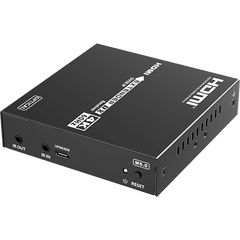 Receptor HDMI sobre IP | 4K60Hz | Fibra Óptica 40 km (24.85 mi) | 18 Gbps | HDMI 2.0 | HDCP 1.4/2.2 | IR | Protección ESD