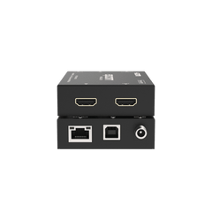 Extensor HDMI | Soporta KVM | Transmisión hasta 100 m | Cable CAT6 | 1080P@60Hz | Copia EDID automática | Sin compresión ni retraso | PoC