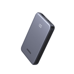 Banco de Energía Portátil 10000mAh / 20W Máximo / Puerto USB-C PD3.0 PPS / Puerto USB-A 22.5W / Batería Polímero de Litio / Pantalla Digital / Carga Rápida 3 Horas / Protocolos Múltiples / Protección