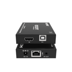 Extensor HDMI con KVM | Sobre IP | Transmisión hasta 150m | Cat5e/6 | HDCP 1.4 | 1080p | Control IR | Compatible con Switch 1G