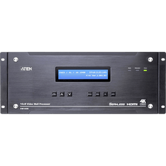 Procesador de Video Wall Modular 4U / 16 Entradas 8 Salidas / True 4K@60Hz / FPGA / H.265-H.264 / Redundancia Dual PSU / Encadenamiento Respaldo-Expansión / Control Remoto Web GUI / RS-232 / Ethernet