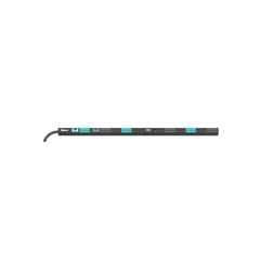PDU Inteligente Monitoreable EL2P para Distribución de Energía, Enchufe de Entrada IEC 60309 2P+E 6h, Con 18 Salidas C13/C15 y 18 C13/C15/C19/C21, de Instalación Vertical, 230 Vca, 32 Amp