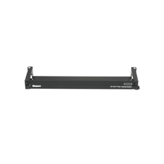 Organizador de Cables Frontal, para Panel de Fibra Óptica HD Flex, de 1 UR, Color Negro