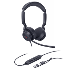 Diadema Alámbrica Yealink UH44 Dual USB-C/A Certificada con Microsoft Teams