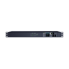 PDU ATS (Fuente Redundante Auto-transferible) Monitoreable, Para Distribución de Energía, 2 Entradas 120 Vca NEMA5-15P, Con 10 Salidas NEMA 5-15R, Horizontal 19in, 1UR