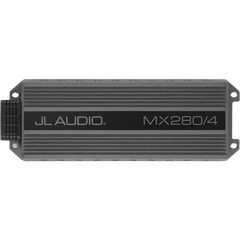 Amplificador Náutico y para Deportes de Motor / 4 Canales / 280 W RMS / Clase D / IPX7 / Filtros Paso Bajo y Paso Alto / Potenciómetros Calibrados