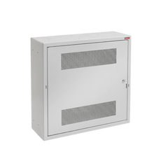 Gabinete Rack Horizontal D-Box 6U / Perfil Bajo 1219 mm x 610 mm x 313 mm / Acero RAL 7035 / Puerta 120° / Retail y Puntos Públicos