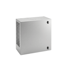 Gabinete de Pared L-Box 12U / Acero 1.9 mm / 1219 x 610 x 313 mm / Puerta L 120° / RAL 7035 / Rack 19"