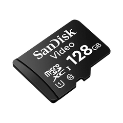 Memoria microSD SanDisk 128GB / Alta Resistencia / Videovigilancia / Clase 10