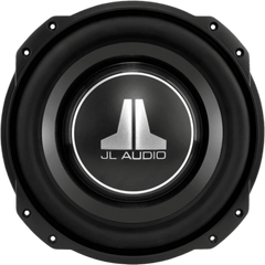 Subwoofer para Coche de Línea Fina / 10" (25.4 cm) / Dual 8 Ω / 400 W RMS / Cono de Polipropileno Relleno de Minerales / Terminal con Botones / Profundidad de Montaje 83 mm (3.25 in) / Xmax 15.2 mm (0.6 in)