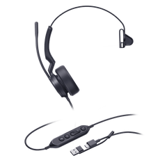 Yealink UH44 Mono, versión Microsoft Teams, cancelación de ruido USB-C/A con indicador de ocupado