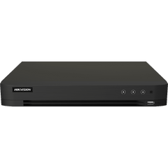 DVR 16 Canales TURBOHD + 16 Canales IP / 8 Megapixel (4K) / Audio Bidireccional / GUANLAN / Reconocimiento Facial / ACUSEARCH / 2 Bahias de Disco Duro / Salida de Video en 4K / H.265+