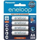 Batería Recargable AA 1.2V ENELOOP / Ni-HM / Paquete de 4 Baterías