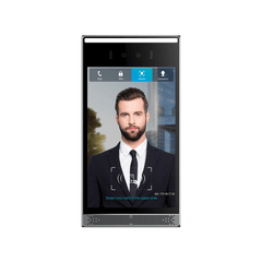 Videoportero SIP con Reconocimiento Facial / Pantalla Táctil IPS 8" / Cámara 2MP Lente Dual / BLE + Wiegand / Anti-Suplantación / IP66 IK07 / PoE