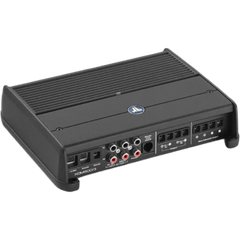 Amplificador Náutico y para Automóvil / 3 Canales (500 W) / Clase D / Principal 75 W x 2 + Subwoofer 180 W x 1 a 4 Ω / 100 W x 2 + 300 W x 1 a 2 Ω / Filtros Paso Alto y Paso Bajo 50 Hz-500 Hz / Fusible 50 A / Control de Nivel Rem