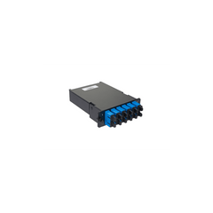 Placa Acopladora de Fibra Óptica FAP, Con 12 Pigtails y 6 Conectores SC Duplex (12 Fibras), Para Fibra Monomodo OS1/OS2, Color Azul
