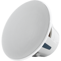 Subwoofer Náutico 10" / Rejilla Luxe Blanca / Deflector Infinito / 250 W RMS / 4 Ω / Cono de Polipropileno Relleno de Mica / Sensibilidad 86.4 dB / Conexiones de Pala