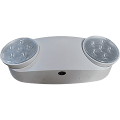 Luminaria de Emergencia LED/ Doble Cabezal Ajustable / 120-277V Dual Voltage / 90 Minutos Autonomía / 230-430 Lúmenes / ABS 5VA Retardante de Llama