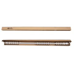 Riel Ajustable Cortinas Motorizadas / 2.3-4 m Ajustable / 20 Kg Capacidad / Movelite WF + Elatio Compatible / Instalación Techo / DIY / Smart Home