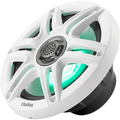 Altavoces náuticos Clarion® CMS Coaxial 6.5" / 30 W RMS / 4 ohm / 87 dB / 55 Hz-20 kHz / LED RGB / Montaje 5.00"-5.25"