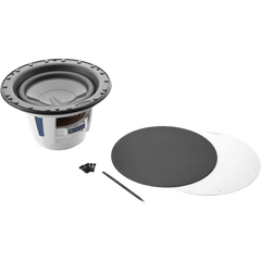 Subwoofer Náutico / 10" (254 mm) / Rejilla Luxe en Negro / Impedancia 4 Ω / Potencia RMS 250 W / Sensibilidad 86.4 dB SPL / Cono de Polipropileno Relleno de Mica Moldeado por Inyección / Deflector Infinito / Amplificación R