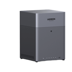 NAS UGREEN NASync DH4300PLUS / 4 Bahías SATA / Procesador RK3588C 8 GB RAM / 2.5GbE Puerto / HDMI 4K / USB 3.2 Type-C / RAID 0/1/5/6/10 / Acceso Remoto UGREENlink