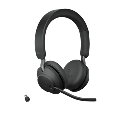 Jabra Evolve2 65, Auricular Stereo Versión MS / Dongle USB-C Link 380c / Cancelación de Ruido (26599-999-899)