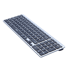 Teclado Inalámbrico Multimodo / Bluetooth + 2.4 GHz / Batería Recargable 500 mAh / 3 Dispositivos Simultáneos / Recorrido de Tecla 1.8 mm / Carga USB-C / Alcance 10 m (33 ft) / Windows macOS Linux ChromeOS Android