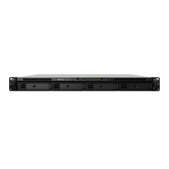 NAS RackStation RS1619xs+ | 4 Bahías | CPU Intel Xeon D-1527 Quad-Core | 8 GB DDR4 ECC (Ampliable a 64 GB) | 2 Ranuras M.2 NVMe/SATA | 4 Puertos LAN 1GbE | Soporte 10GbE Opcional | Escalable hasta 16 Bahías.