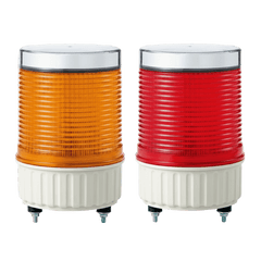 Luz LED destellante IP65, recargable solar en color Ámbar