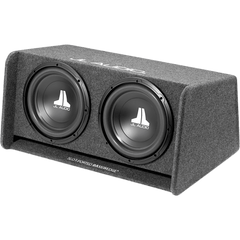 Subwoofer W0v3 dual de 12 pulgadas / Car Audio / 300 W RMS o 600 W RMS / Impedancia 2 Ω o 4 Ω / Carcasa con Puertos de Ranura / Cono de Polipropileno Relleno de Minerales / Terminal con Botones
