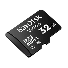 Memoria microSD SanDisk 32GB / Alta Resistencia / Videovigilancia / Clase 10