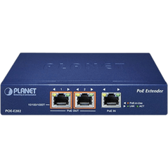 Extensor PoE Gigabit / 1 Puerto PoE+ a 2 Puertos 802.3af/at / Hasta 200 Metros / Metal / Plug and Play / Montaje en Pared