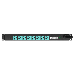 PDU EL2P Switchable y Monitoreable (MS), para Distribución de Energía, Enchufe de Entrada NEMA L5-20P, Con 8 Salidas 5-20R, Horizontal 19in, 120 Vca, 20 Amp, 1 UR