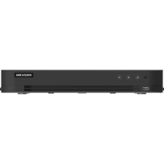 DVR 16 Canales TURBOHD + 8 Canales IP / 5 Megapixel Lite - 3K Lite / Audio de Dos Vías por Coaxitron / Reconocimiento Facial / ACUSENSE (Evita falsas alarmas) / 1 Bahía de Disco Duro / Salida de Video en Full HD