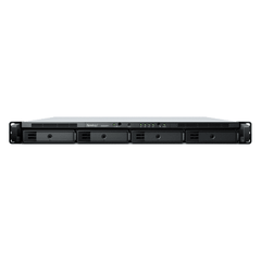 NAS RackStation RS822RP+ | 4 Bahías | 1U | AMD Ryzen V1500B | 32 GB DDR4 ECC | 4 Puertos 1GbE | Expansión PCIe | Compatibilidad con RAID | Caché SSD | Unidades de Energía Redundantes.
