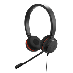 Jabra Evolve 20 DUO con Conexión USB C/A, Micrófono con Cancelación de Ruido de Ultima Generación, Configuración Plug and Play (4999-823-169)