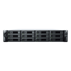 Unidad de Expansión RX1223RP | 12 Bahías HDD/SSD SATA 3.5" o 2.5" | Fuente de Alimentación Redundante | Compatible con Synology DSM | Plug-and-Play.
