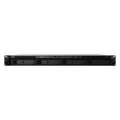 Unidad de Expansión Synology RX418 | 4 Bahías SATA HDD/SSD 3.5" y 2.5" | eSATA | Profundidad 30 cm | Compatible con RackStation 1U | Administración DSM.