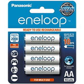 Batería Recargable AA 1.2V ENELOOP / Ni-HM / Paquete de 4 Baterías