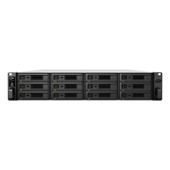 Servidor de Almacenamiento Synology RackStation RS3621RPxs | 12 Bahías | Procesador Intel Xeon D-1531 de 6 Núcleos | 8 GB DDR4 ECC | Expandible a 36 Bahías | Energía Redundante | Compatible con Virtualización y RAID.