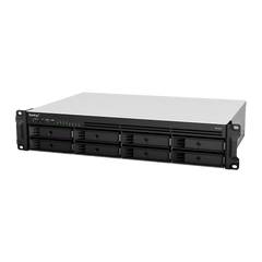 Servidor de Almacenamiento en Red RackStation RS1221+ | 8 Bahías | Expansión a 12 Bahías | CPU AMD Ryzen V1500B | 4 GB DDR4 ECC | RAID Soportado | 10/25GbE | Synology High Availability | Protección de Datos Integral.