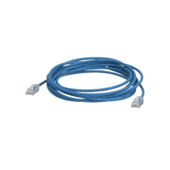Cable de Parcheo TX6, UTP Cat6, Diámetro Reducido (28AWG), Color Azul, 30.48 Metros (100 Pies)